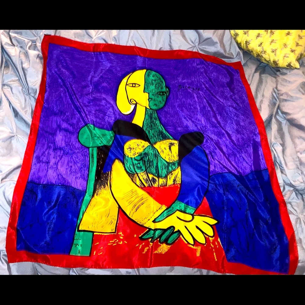 Vintage silk scarf